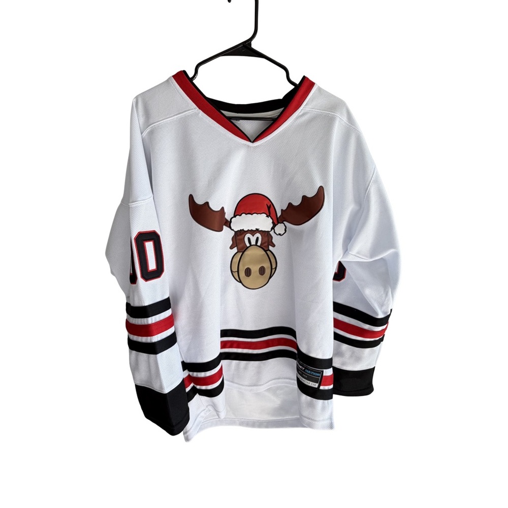 Clark Griswold Christmas Hockey Jersey Moose‎ Santa Holiday Jersey Nation